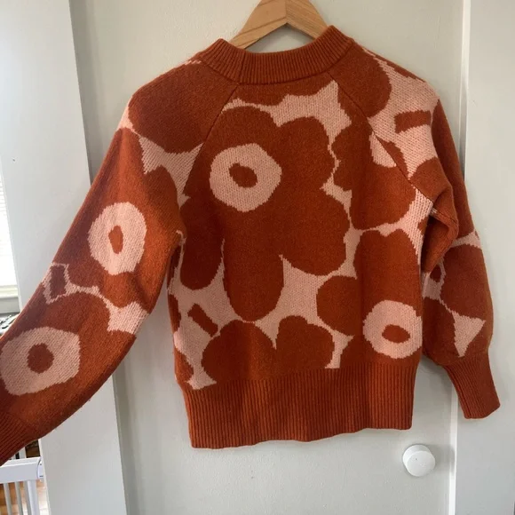 Marimeko kietoa unikko knit sweater - peach terrakota - Picture 2 of 3